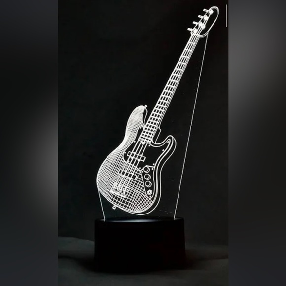 Other - Bass guitar 3D LED lamp